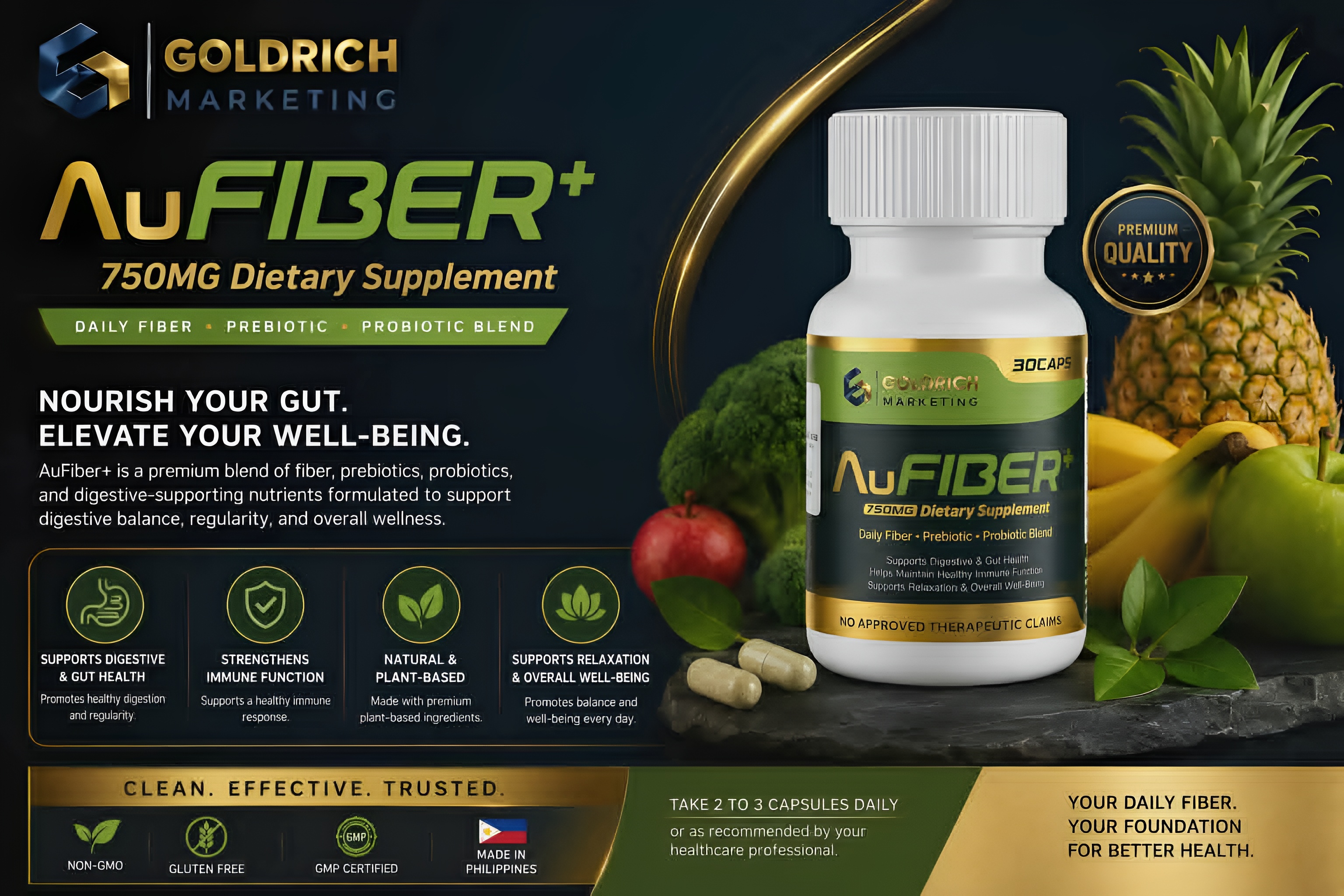 AuFIBER+ Front View